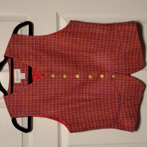 Tanner Vintage Woven Silk Vest
